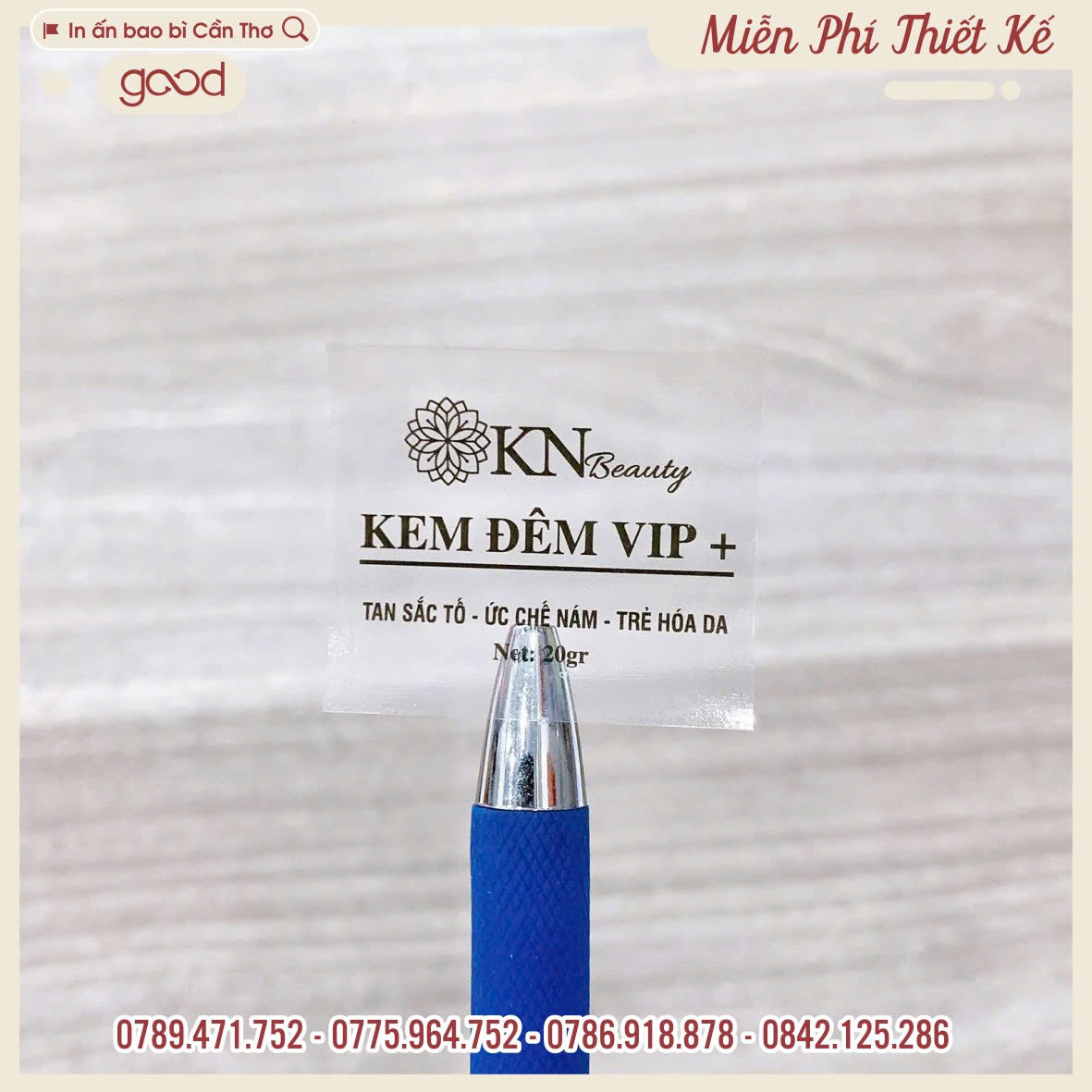 IN TEM DECAL NHỰA TRONG